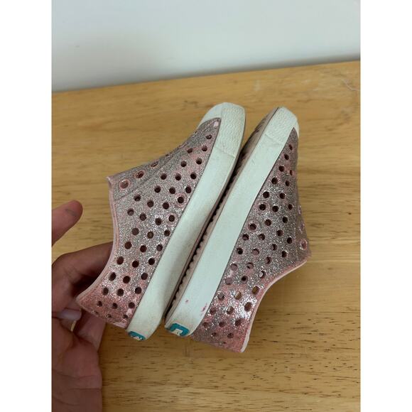 Native Jefferson Bling Glitter Slip-On Sneaker - Size 5 - Picture 9 of 9